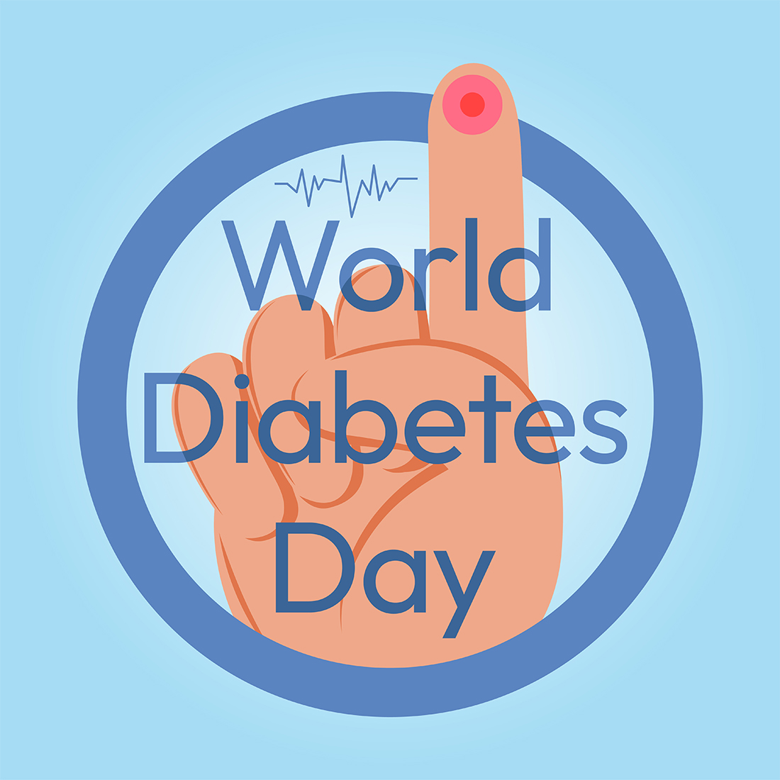 World Diabetes Day 2 Templates Design cover image.