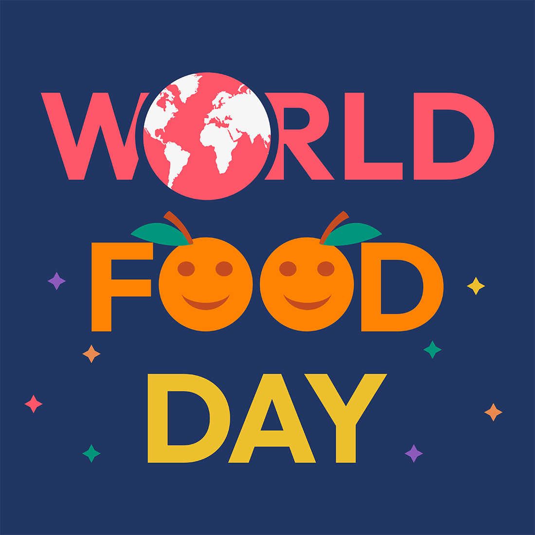 World Food Day design 3 templates preview image.