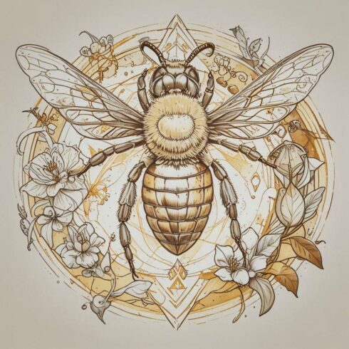 Tattoo Set #10 SCETCHES – Insects 53 sketches cover image.