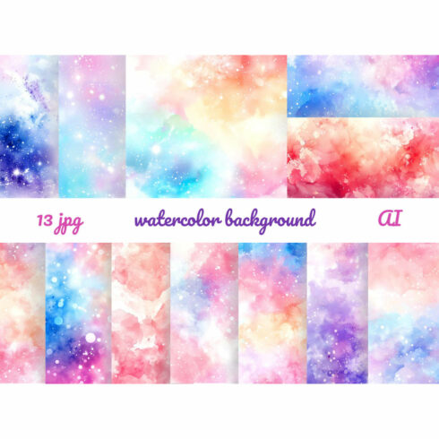 Watercolor Abstract Background cover image.