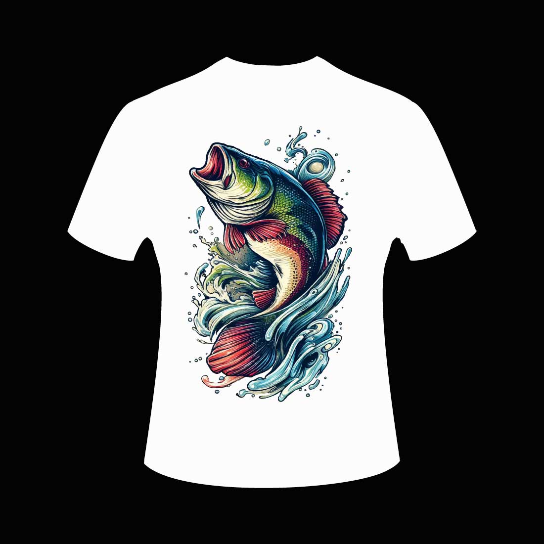 Colorful vintage t-shirt graphic design and t-shirt illustration with high quality cover image.