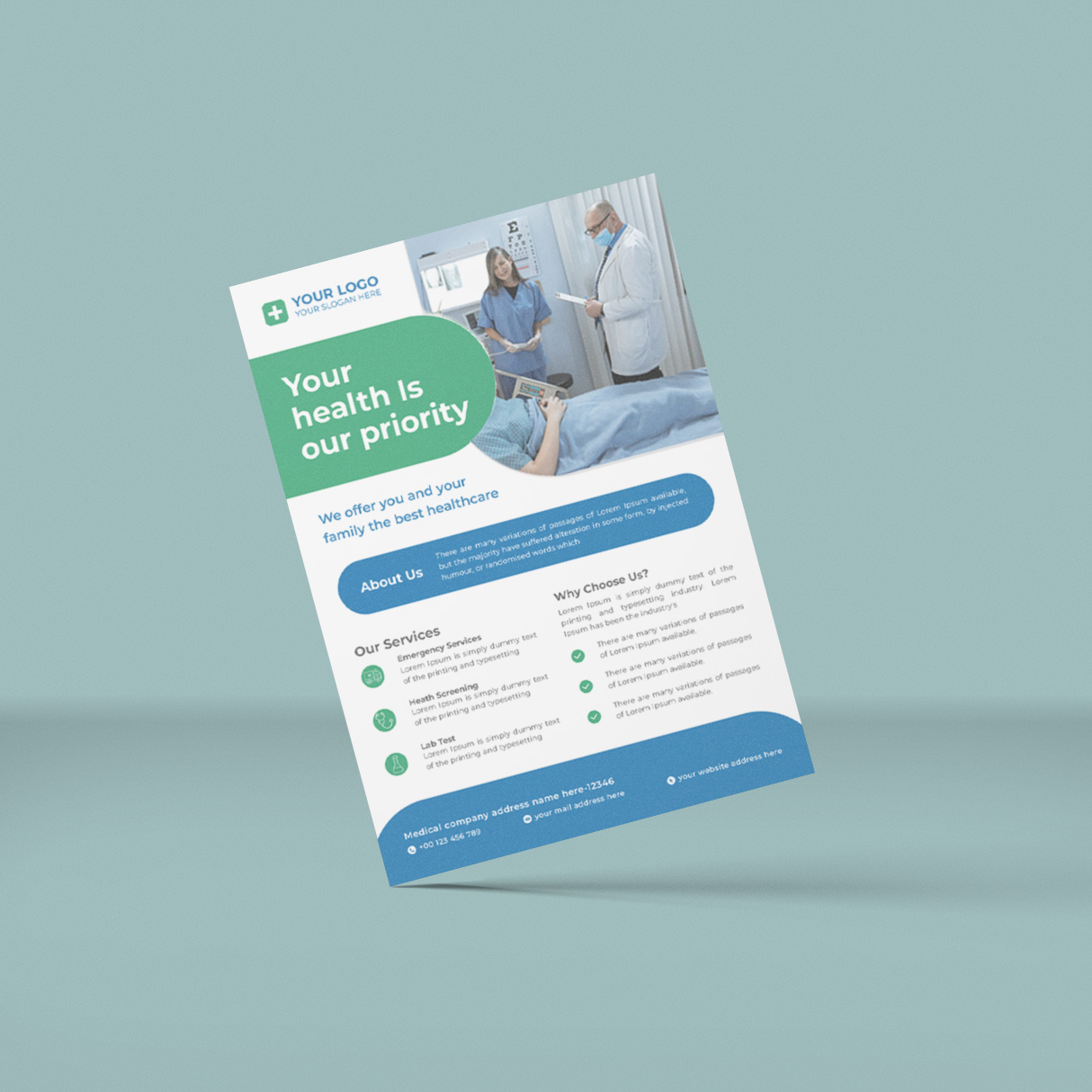 05 Medical Flyer Template preview image.