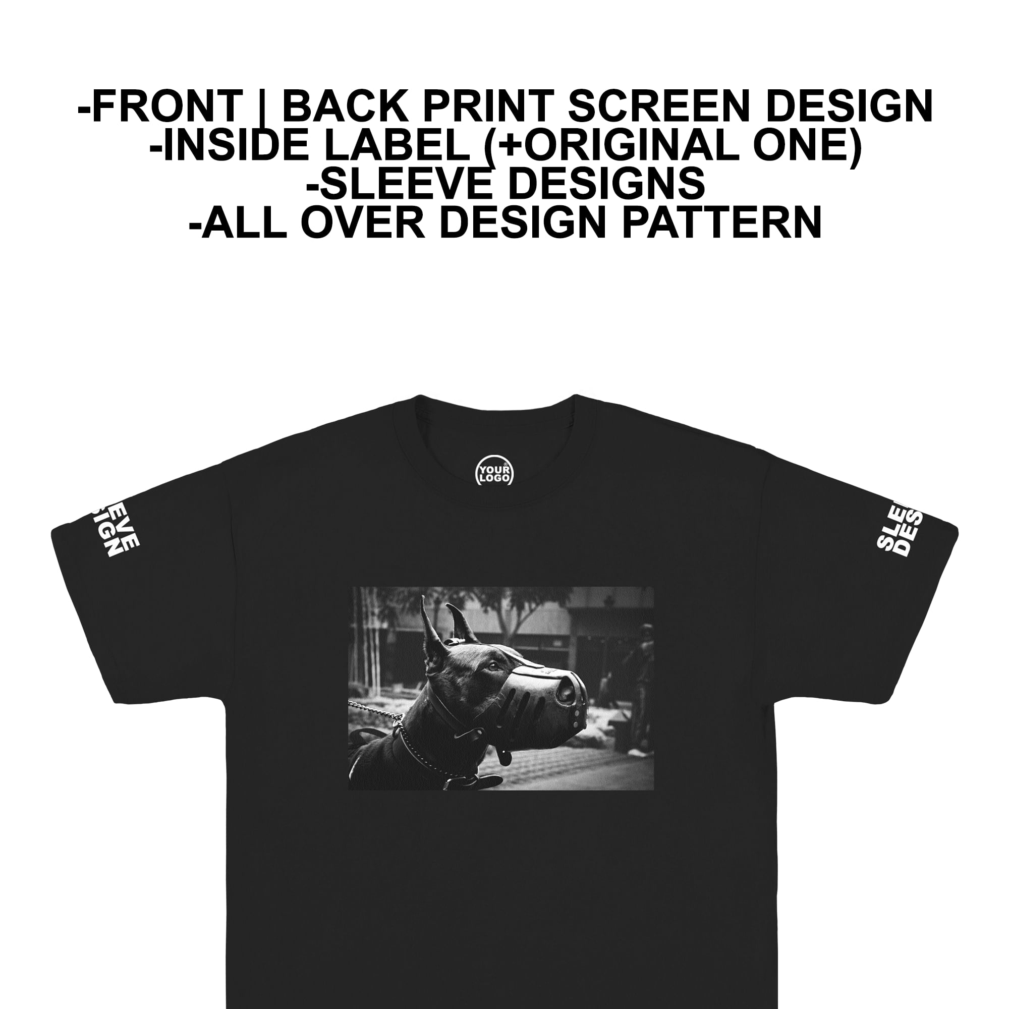 Gildan 2000 & 5000 Tshirt Mockup preview image.