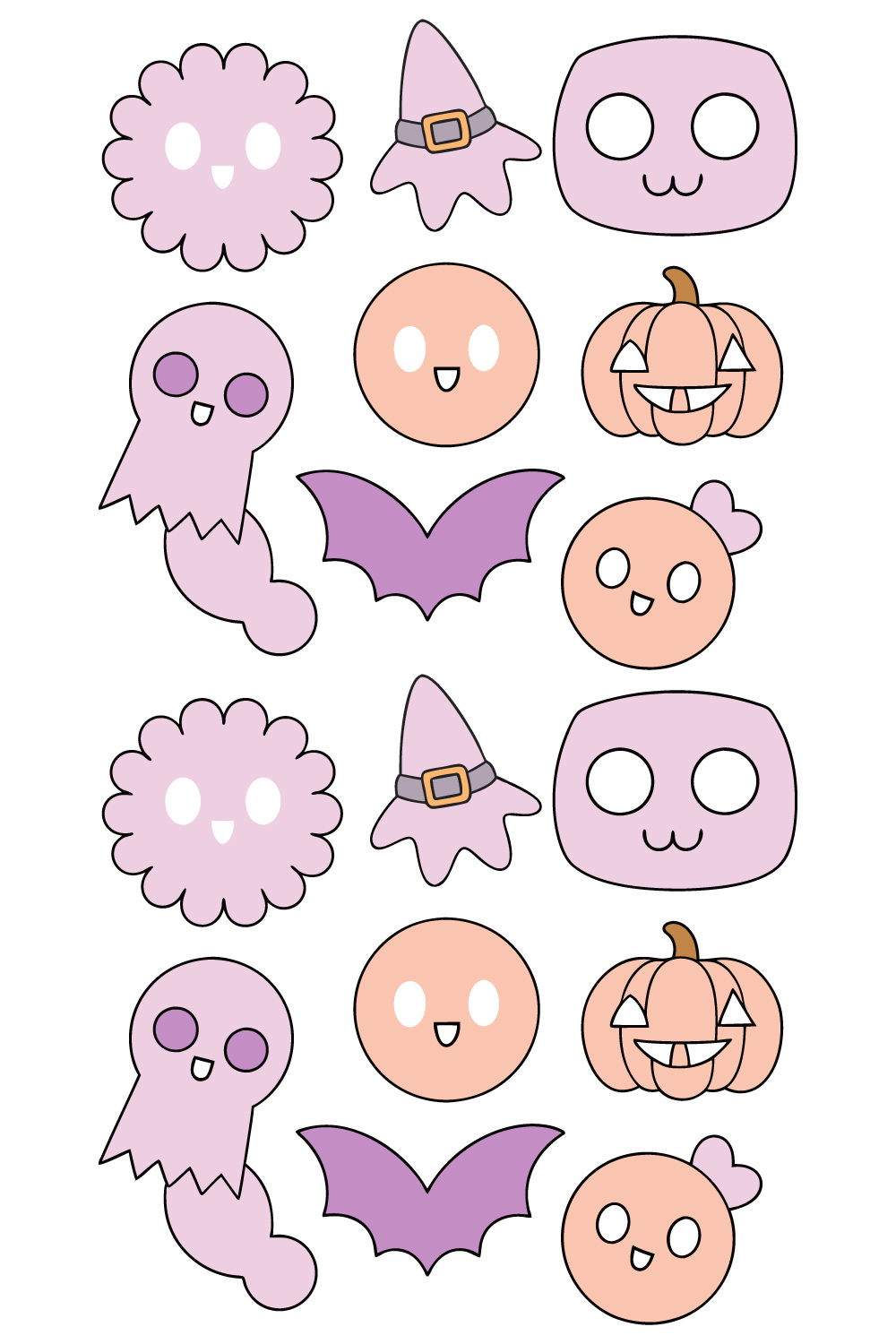 Happy Halloween Mega Bundle Offer Halloween Vector Pack Halloween Tshirt and Bulk Offer Halloween Bundle pinterest preview image.