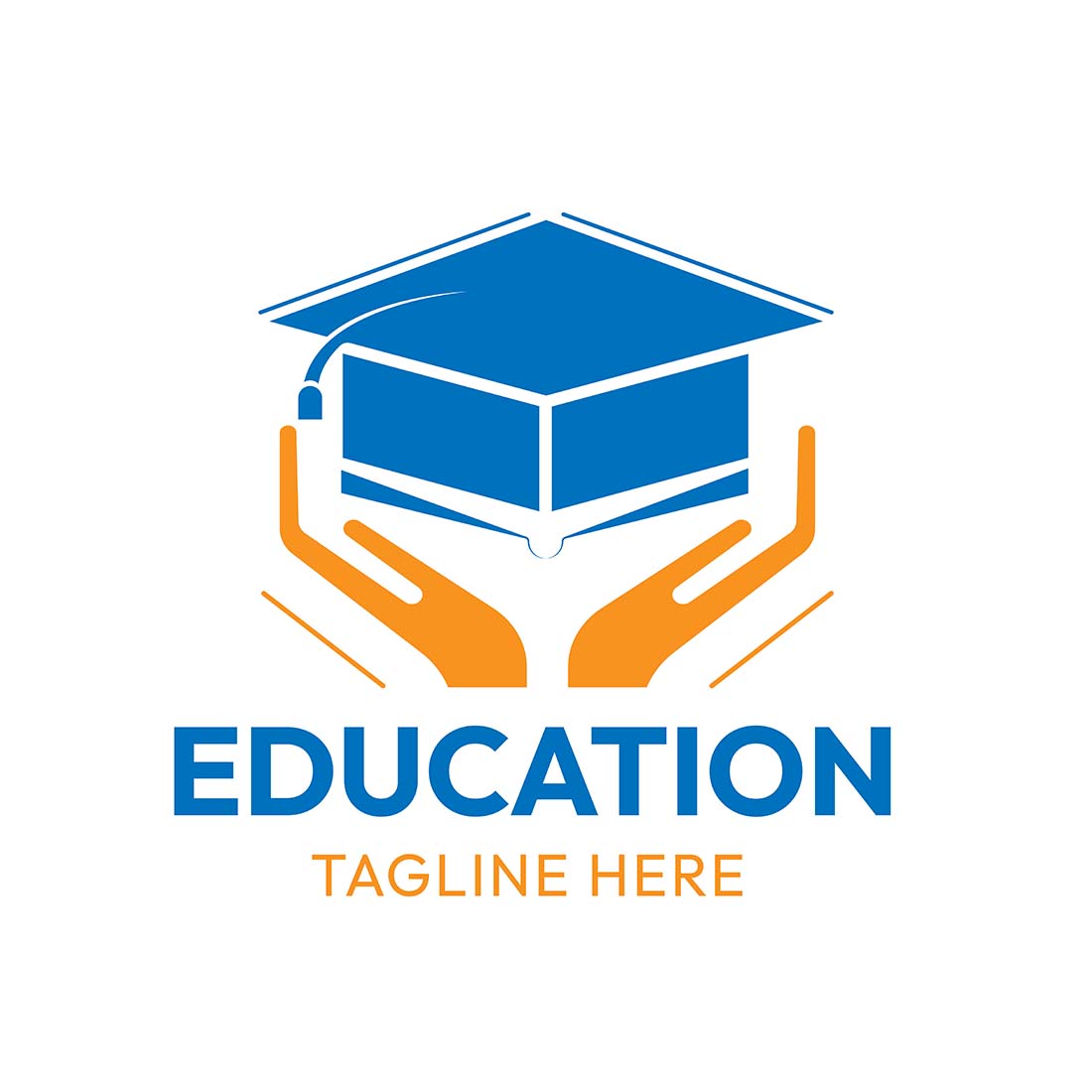 Education Logo Design | Illustrator Template | 100% Editable preview image.