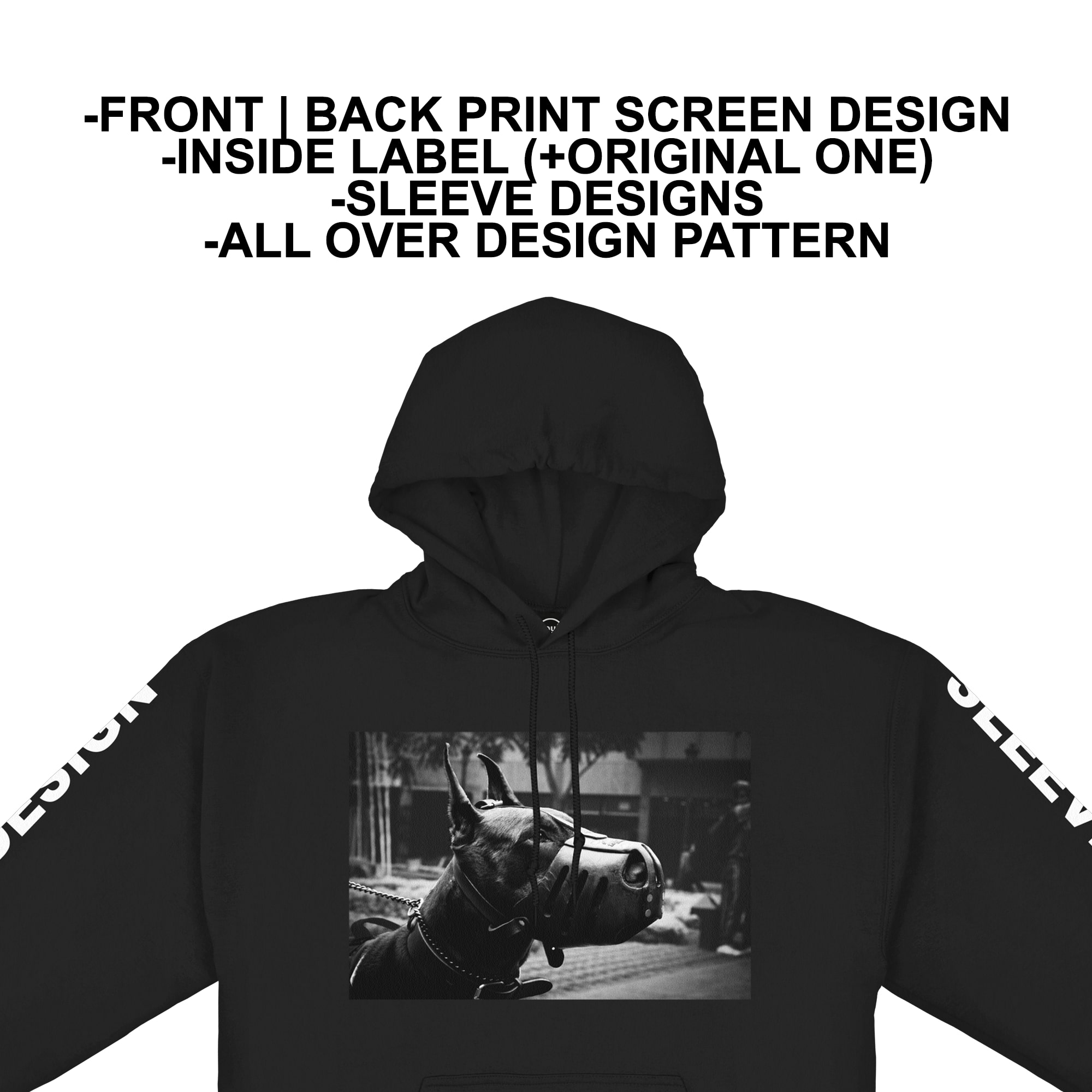 Gildan GI18500 Hoodie Mockup preview image.