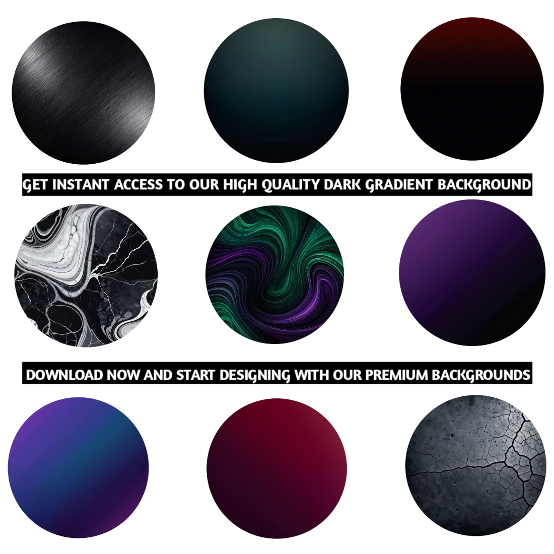 Dark gradient background color, background images, high resolution preview image.