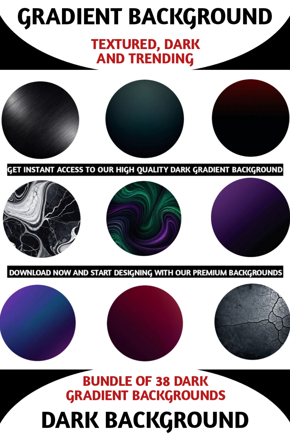 Dark gradient background color, background images, high resolution pinterest preview image.