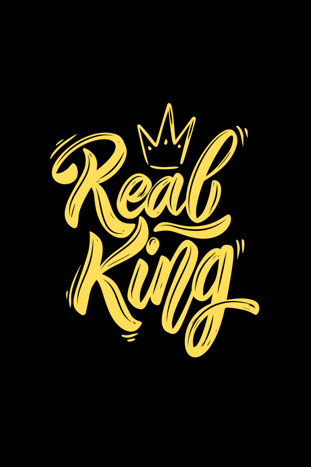 Real King Design SVG, PNG pinterest preview image.