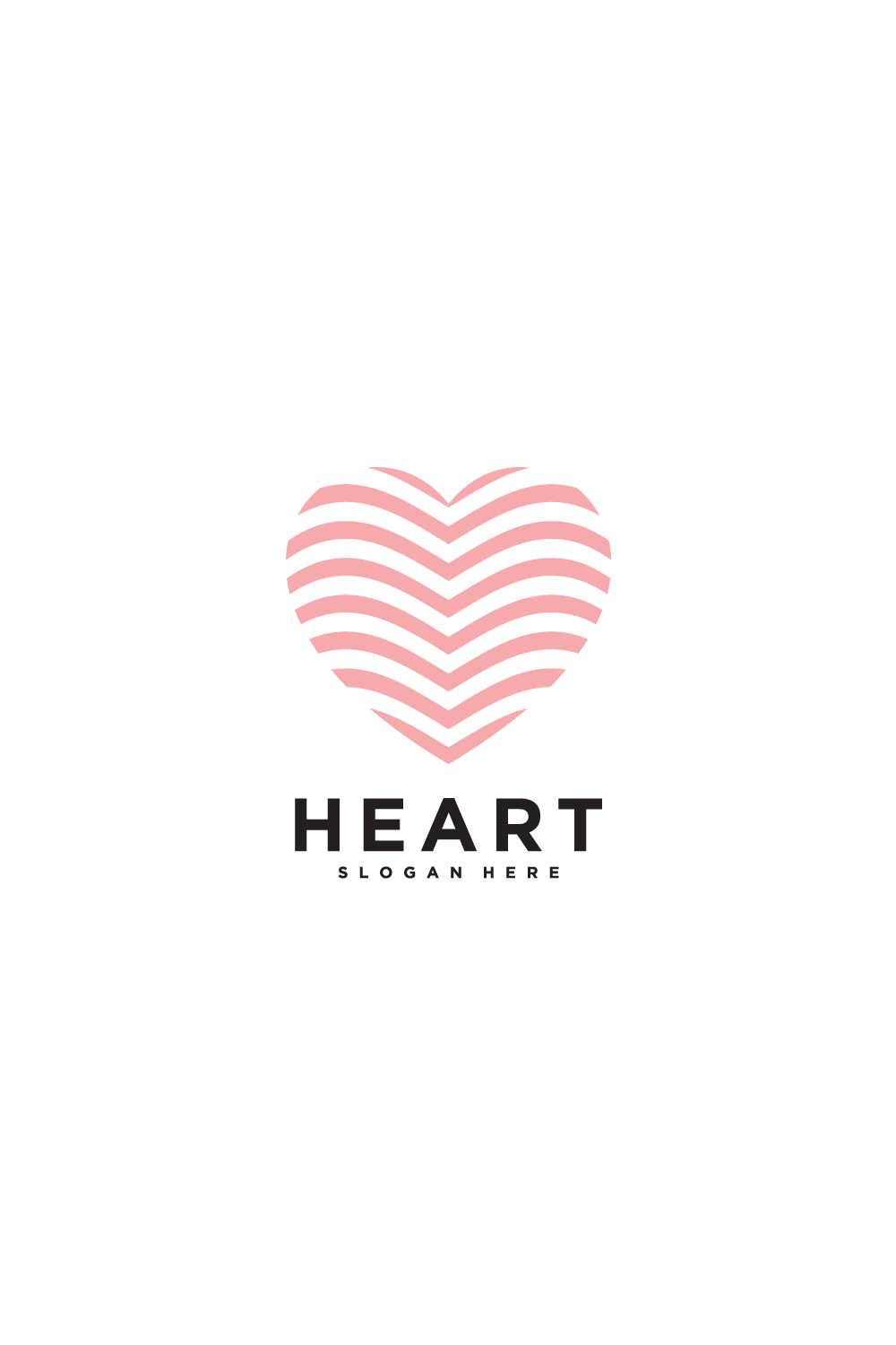heart logo pinterest preview image.
