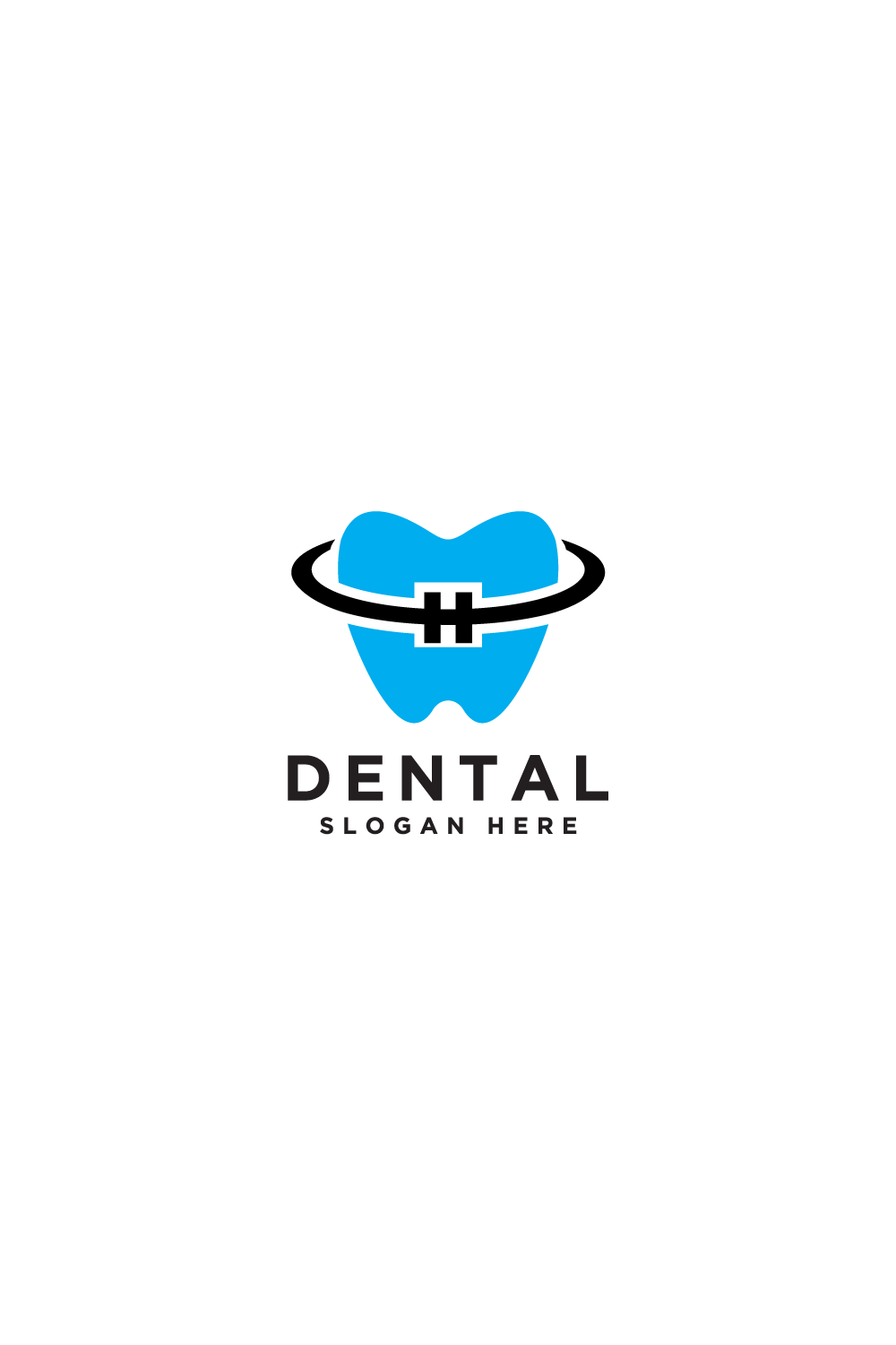dental logo pinterest preview image.