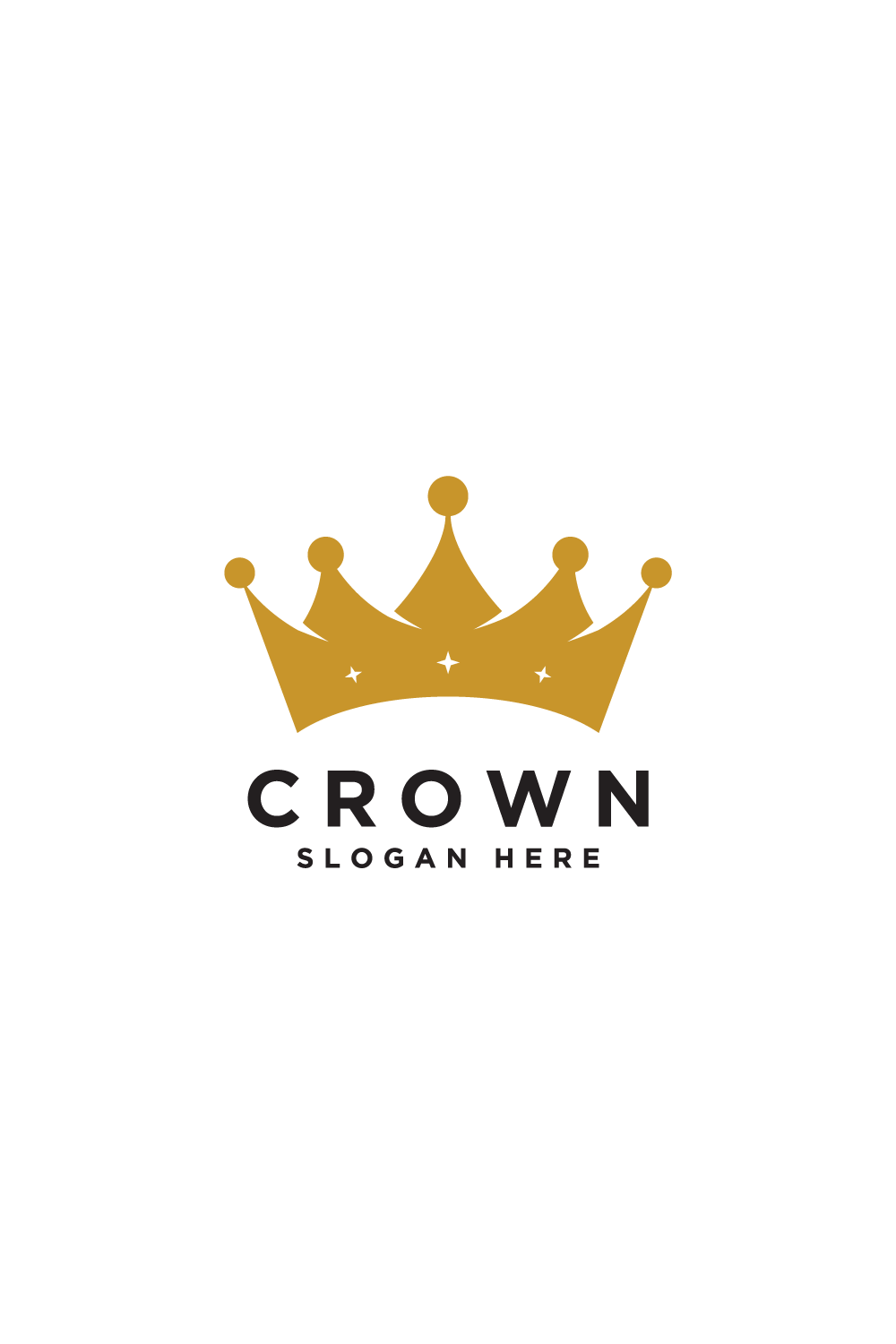 crown vector design icon template pinterest preview image.