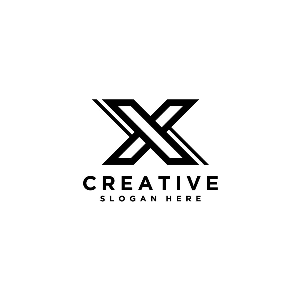 initials letter X abstract vector - MasterBundles