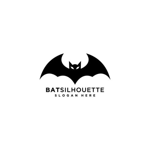 bat silhouettes animal vector design cover image.