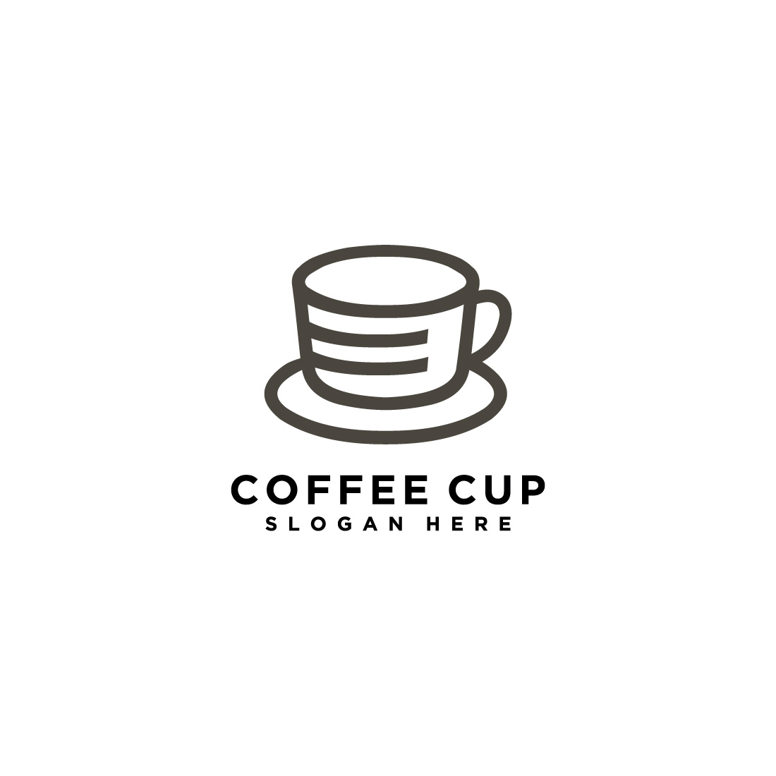 cup icon sign design template preview image.