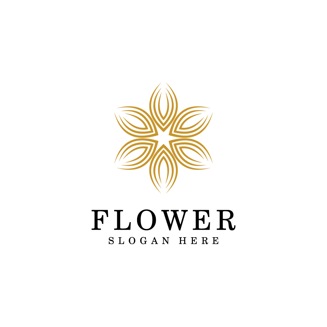 flower nature design template vector preview image.