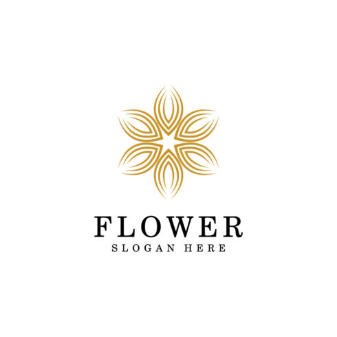 flower nature design template vector cover image.