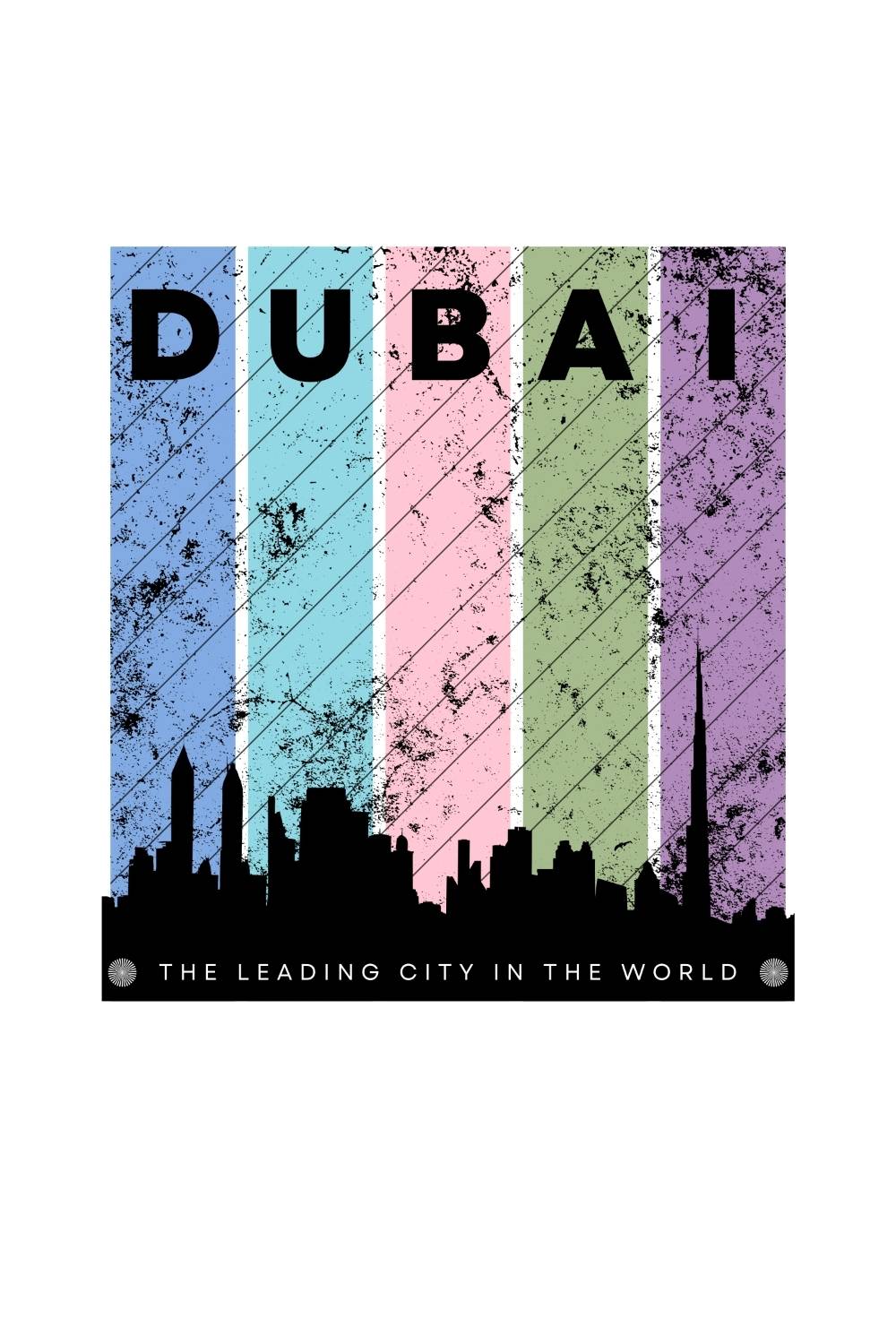 Dubai Design SVG, PNG pinterest preview image.