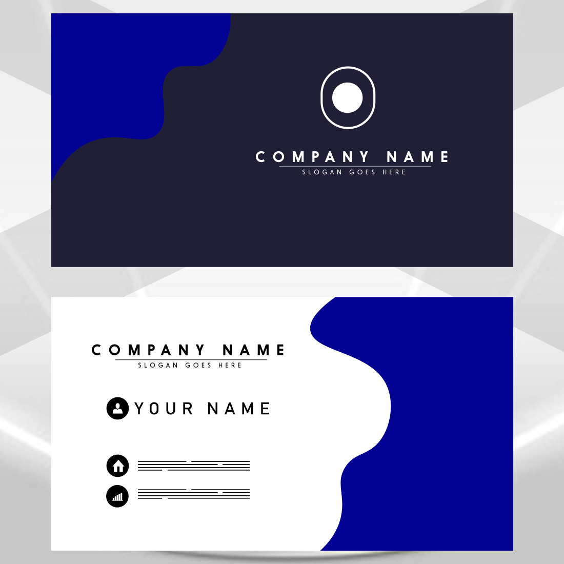 Modern Unique Business Card Design preview image.