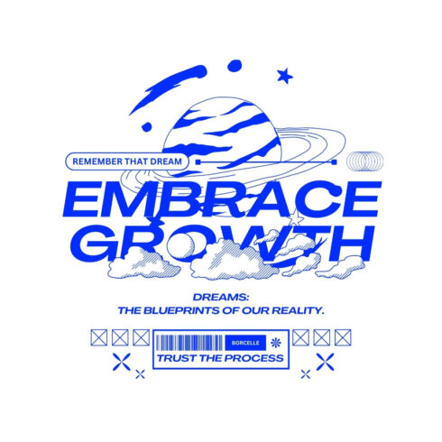 Embrace Growth Design SVG, PNG cover image.