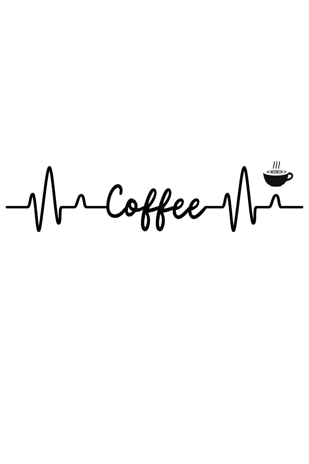 Coffee Design SVG, PNG pinterest preview image.