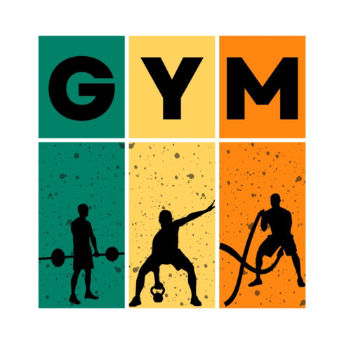 GYM Design SVG, PNG cover image.