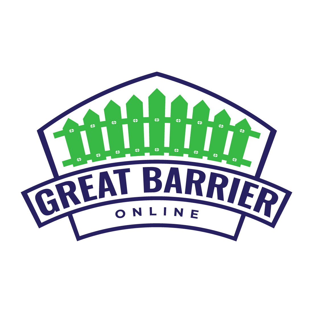 Great Barrier Logo design for your brand preview image.