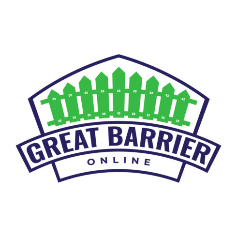 Great Barrier Logo design for your brand cover image.