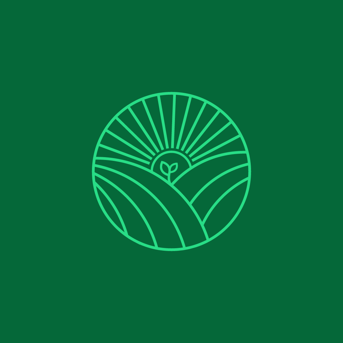 Tree Plant Farm Logo preview image.
