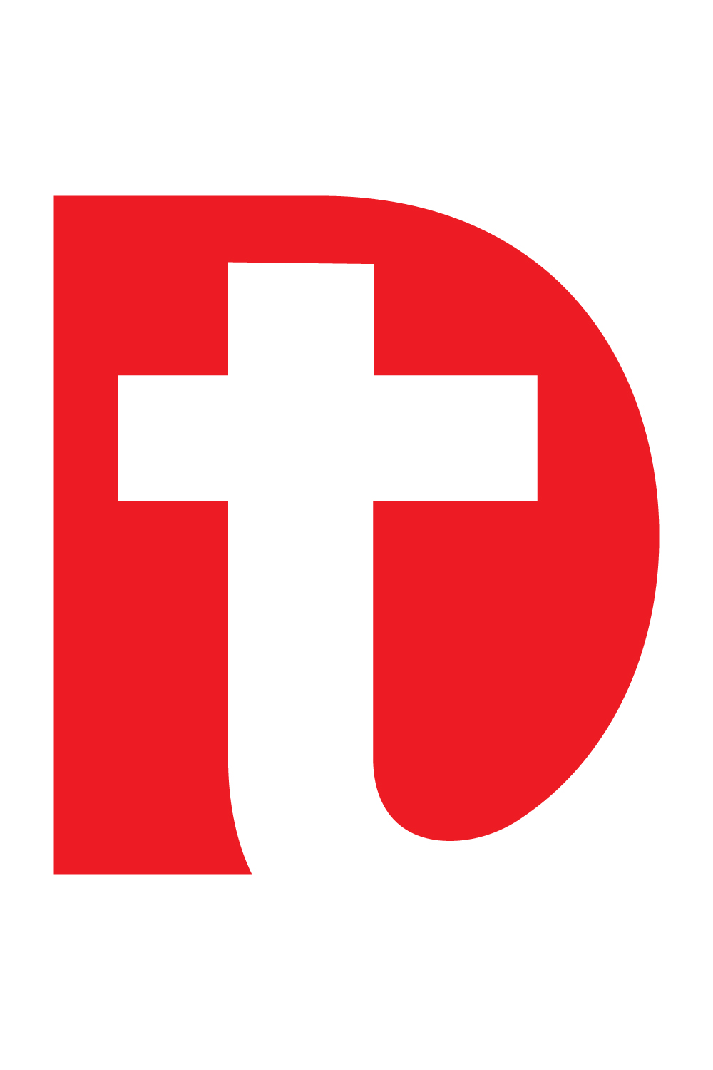 DT Medical Logo design for your brand pinterest preview image.