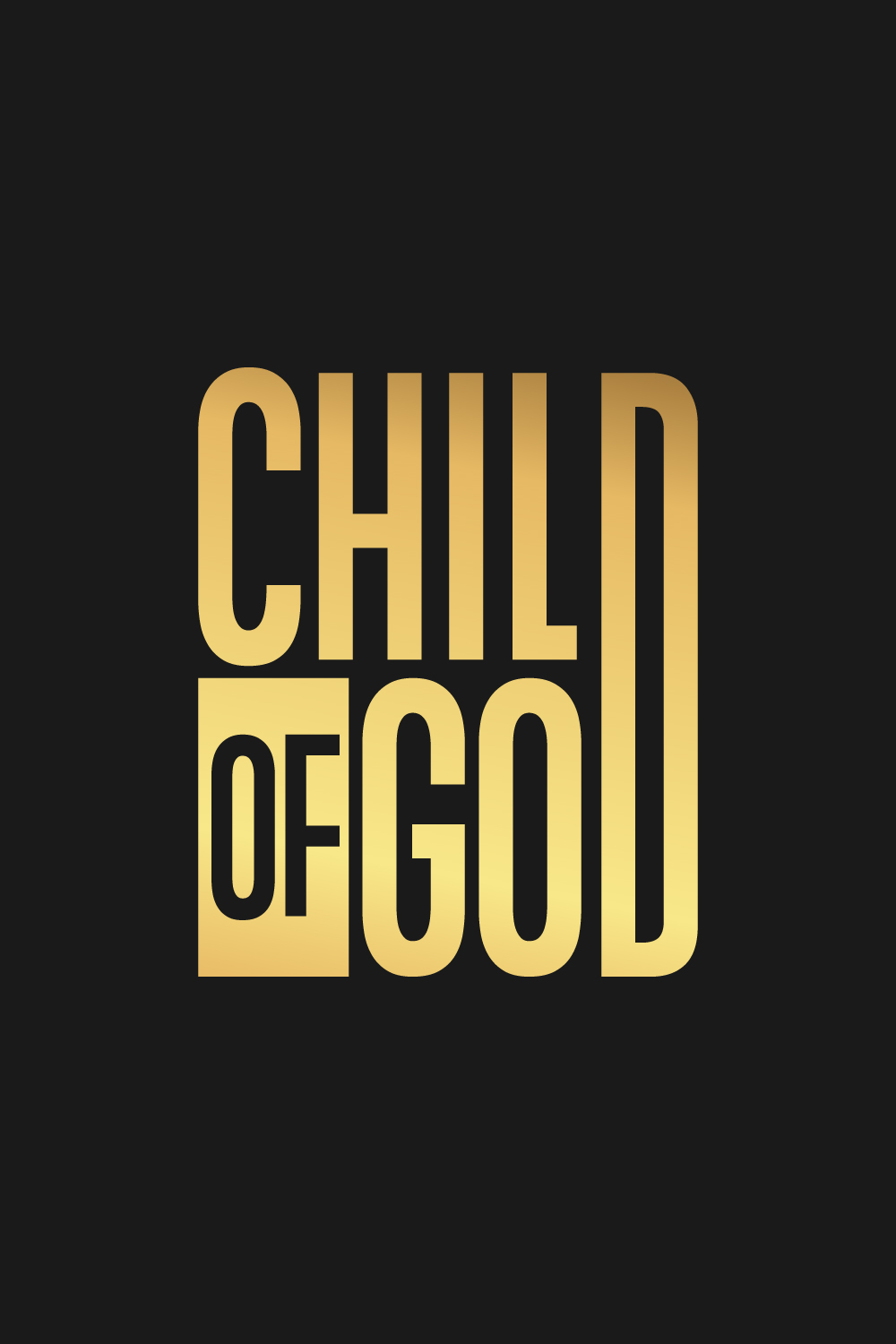 Child Of God T-shirt Luxury Design Template pinterest preview image.