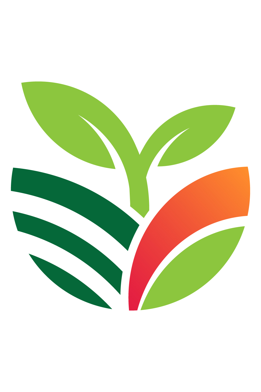 Farm Plant Tree Vector Icon Design for your company pinterest preview image.