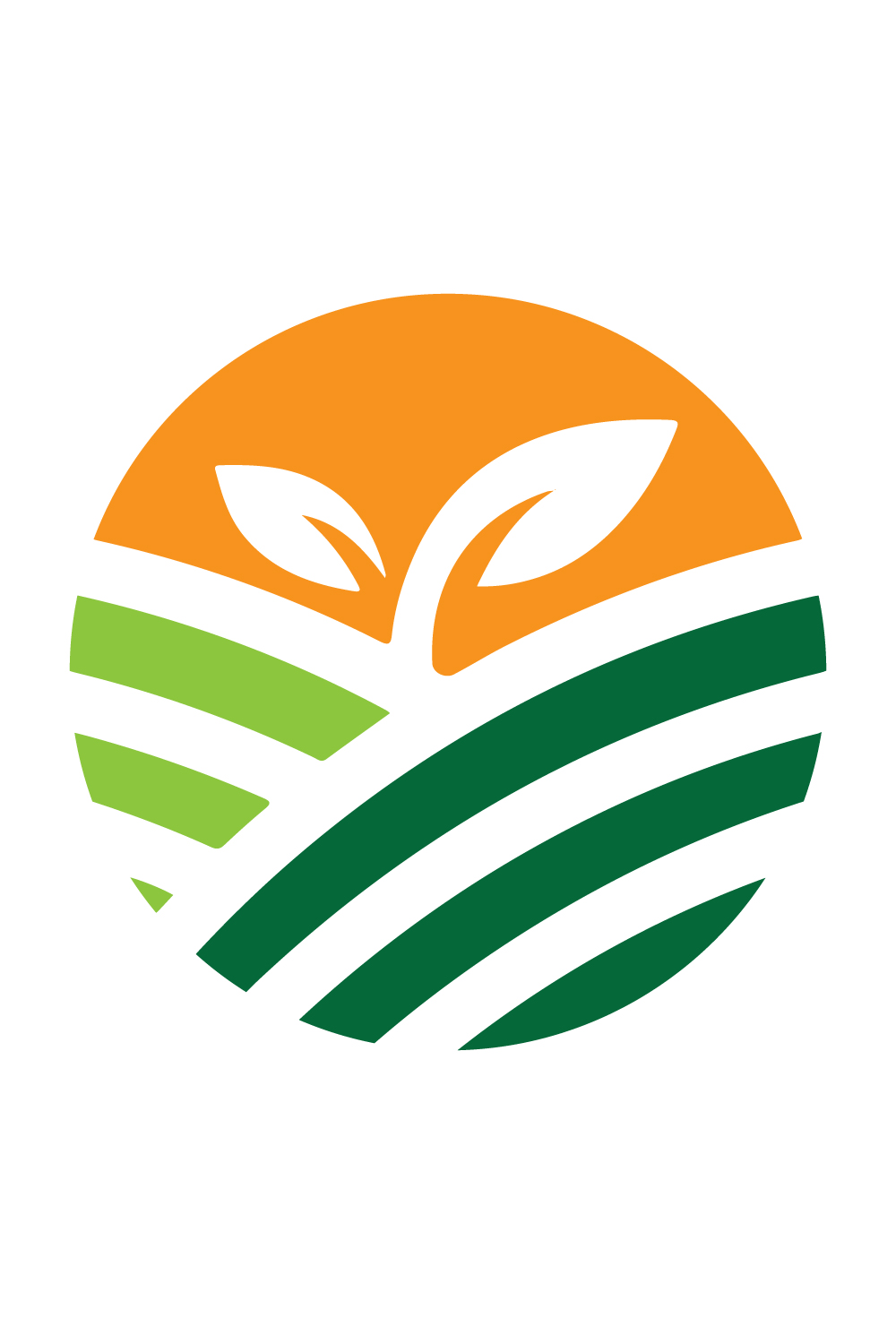 Farm Plant Tree Vector Icon Design for your company pinterest preview image.