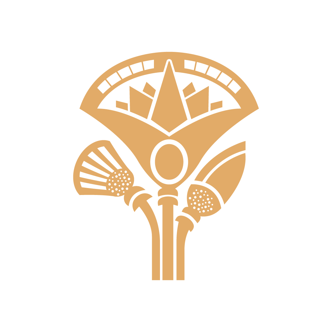 Egyptian Lotus logo design for your business preview image.