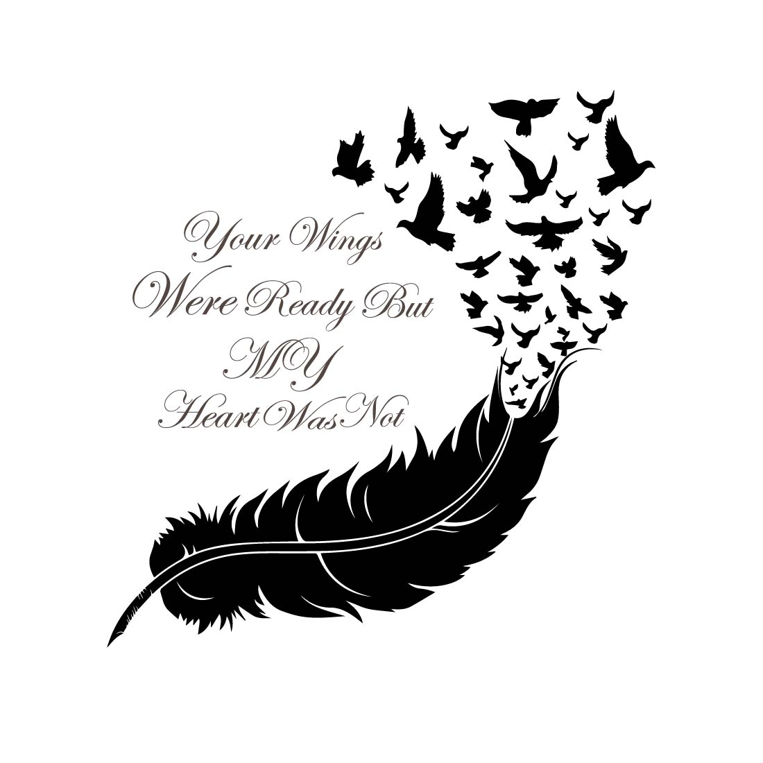 Feather svg bundle, Feather birds svg, dxf, png, jpg, Feathers Silhouette, Boho feather svg, Tribal feather svg, Instant Download preview image.
