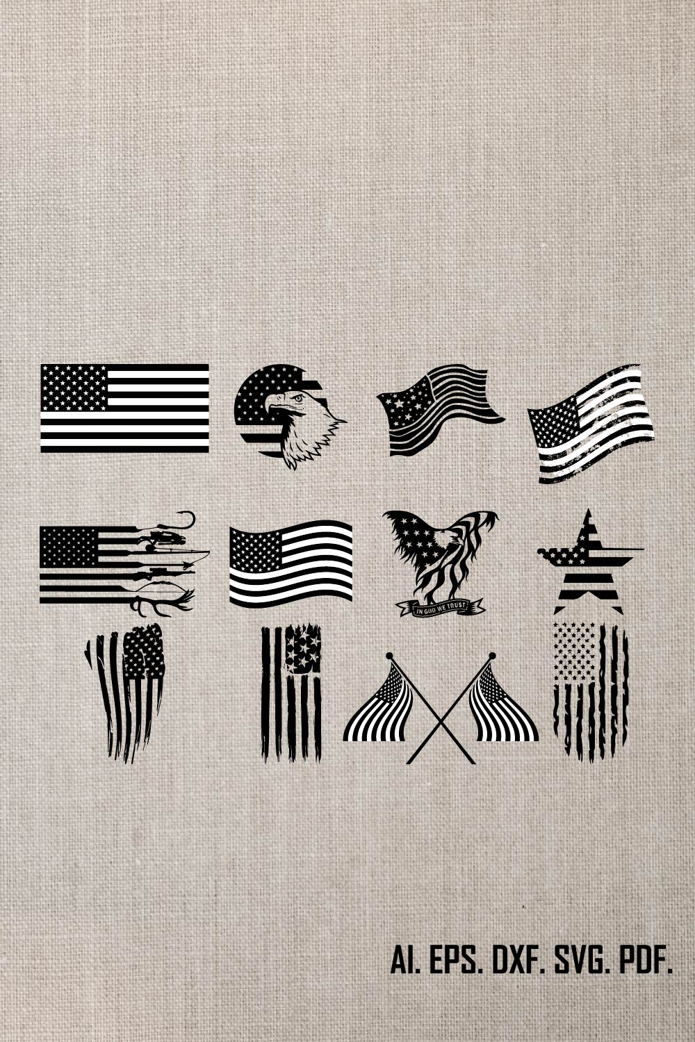 Flag svg, us flag svg, distressed flag svg, american flag svg, distressed flag svg, american svg, usa flag png, american flag svg bundle,Us Eagle svg pinterest preview image.