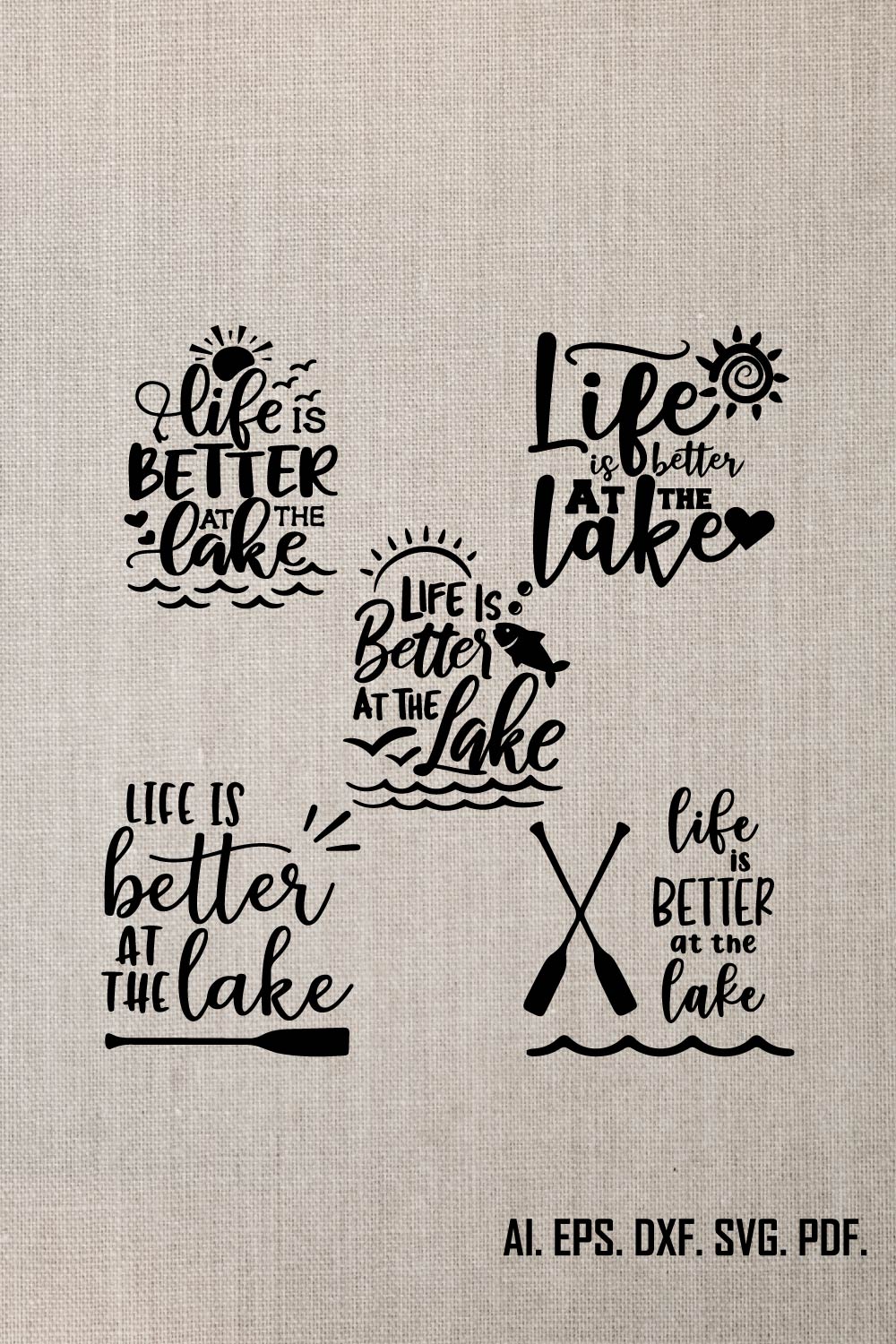 Life Is Better At The Lake Svg File, Lake Svg Bundle ,Lake life Svg quotes, Family svg, Camping Svg, Vacation svg, Funny quotes svg, Summer Lake Svg, Lake House Svg pinterest preview image.