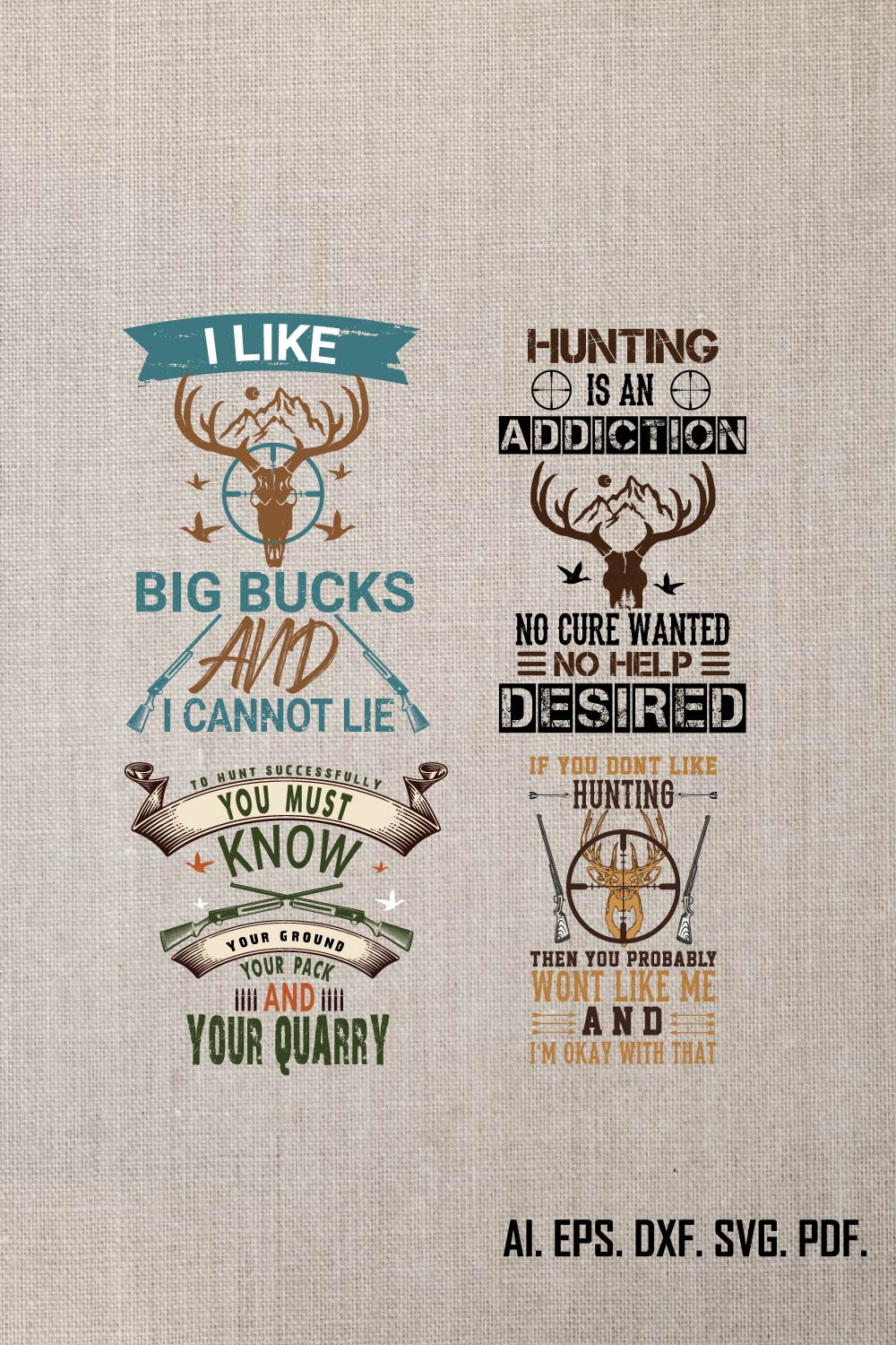 Hunting SVG | Hunting Life SVG | Hunter SVG | Hunting Cut File | Hunting Quote Svg | Hunting Saying | Deer Hunting Svg | Hunting Season pinterest preview image.