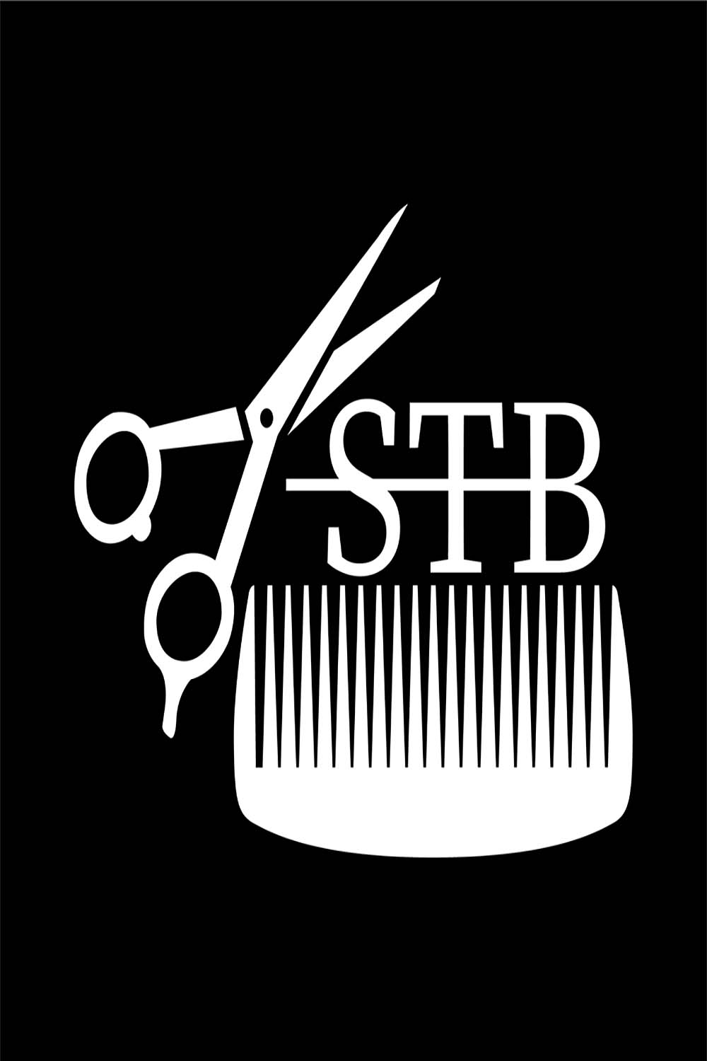 Barber shop logo design kit collections pinterest preview image.