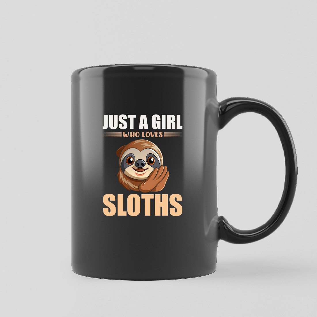 Girls Loves Sloths Designs preview image.