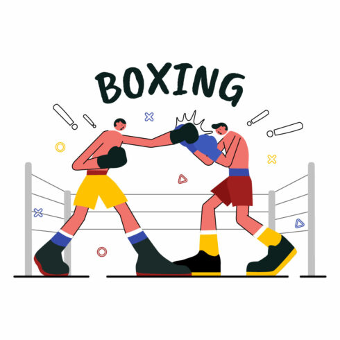 9 Professional Boxing Design Illustration cover image.