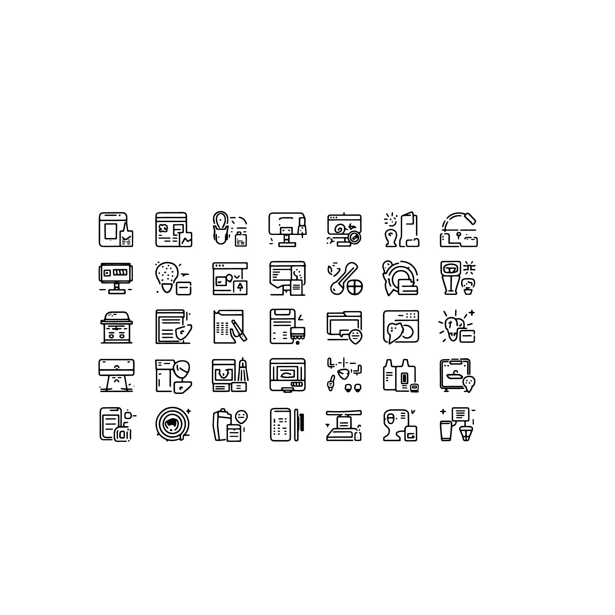 bundles of differrent icons 10 01 196