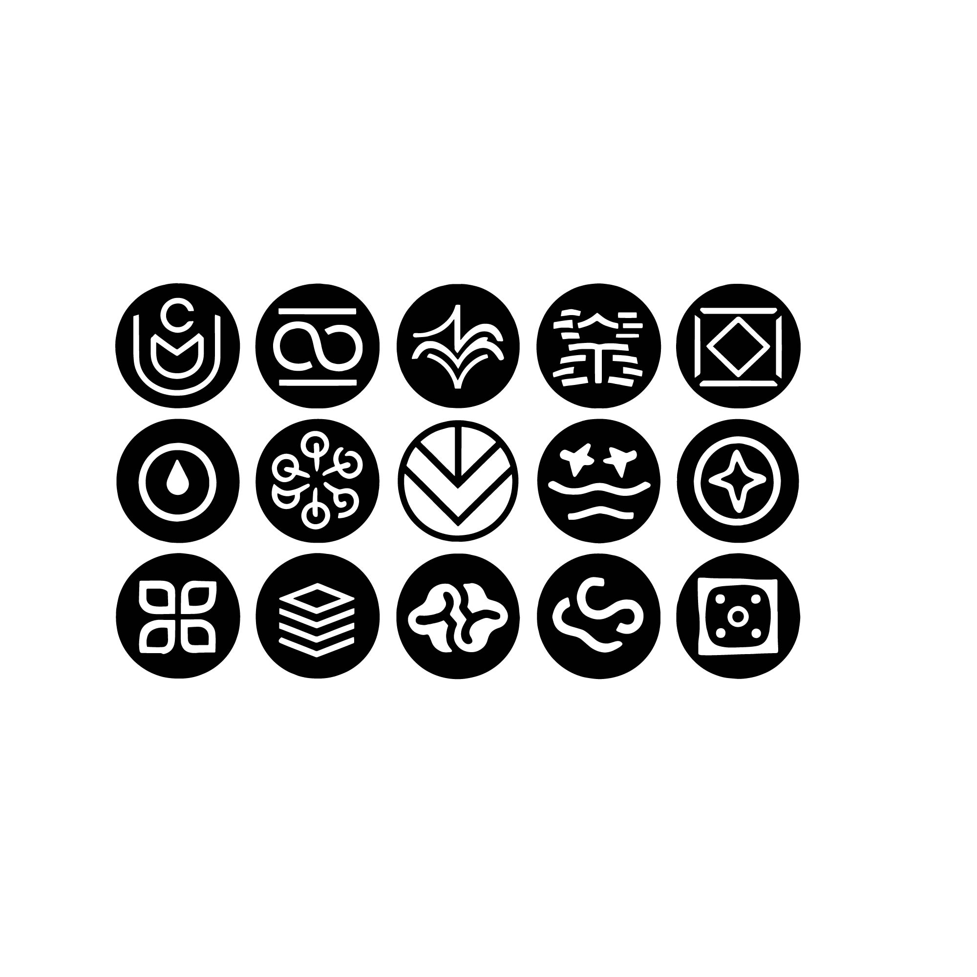 bundles of differrent icons 12 01 456