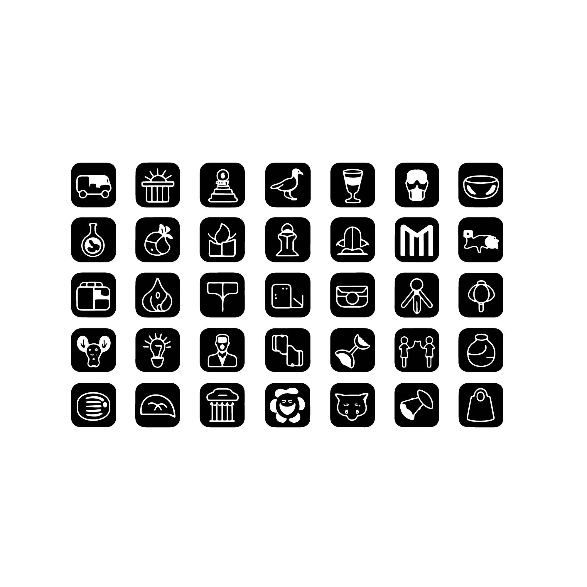 Abstract Geometric Icon Bundle preview image.