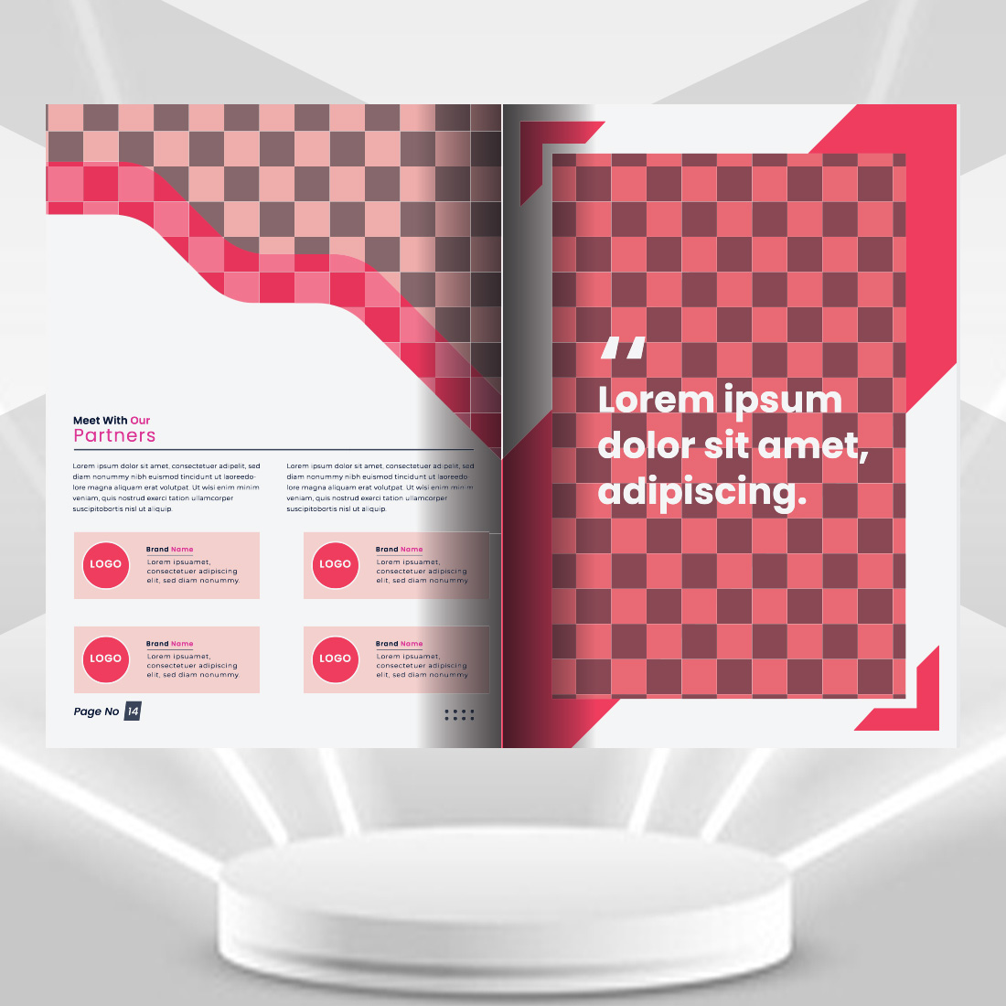 Modern Brochure Design preview image.