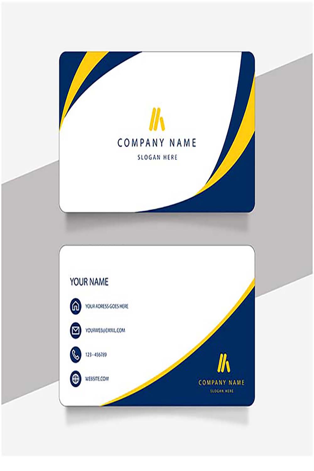 Business card templates designs pinterest preview image.