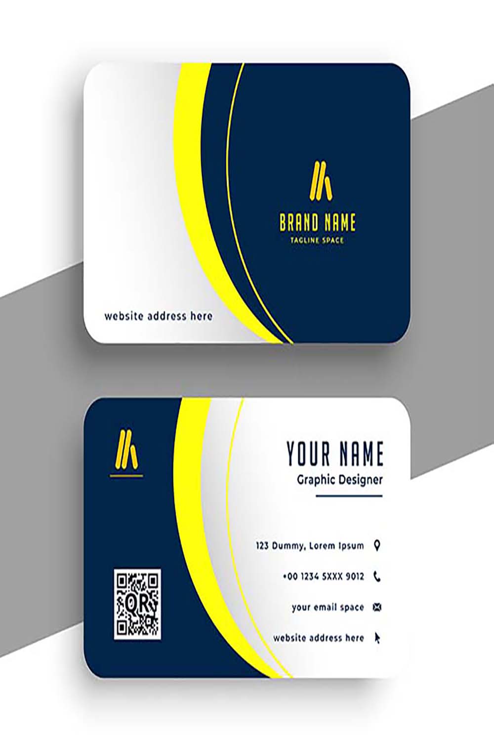 Business card templates designs pinterest preview image.