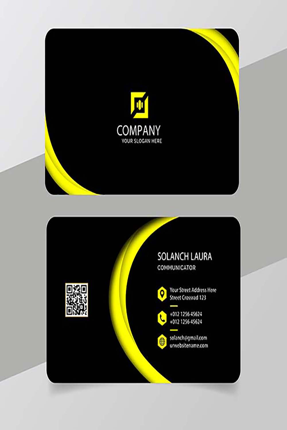 Business card templates designs pinterest preview image.