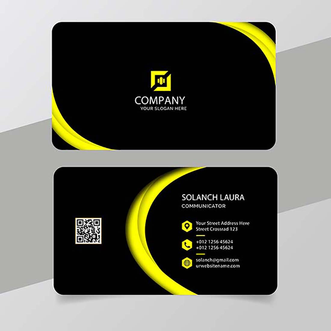 Business card templates designs preview image.