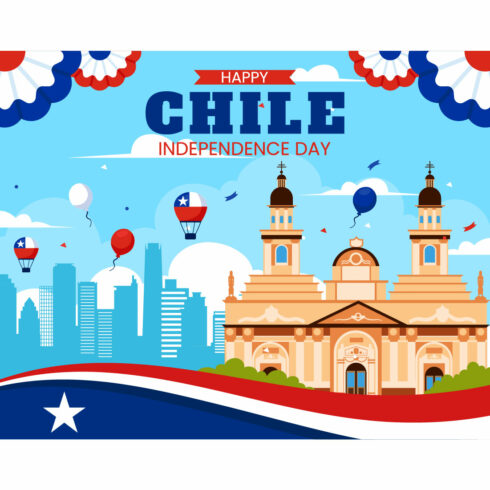 12 Chile Independence Day Illustration cover image.